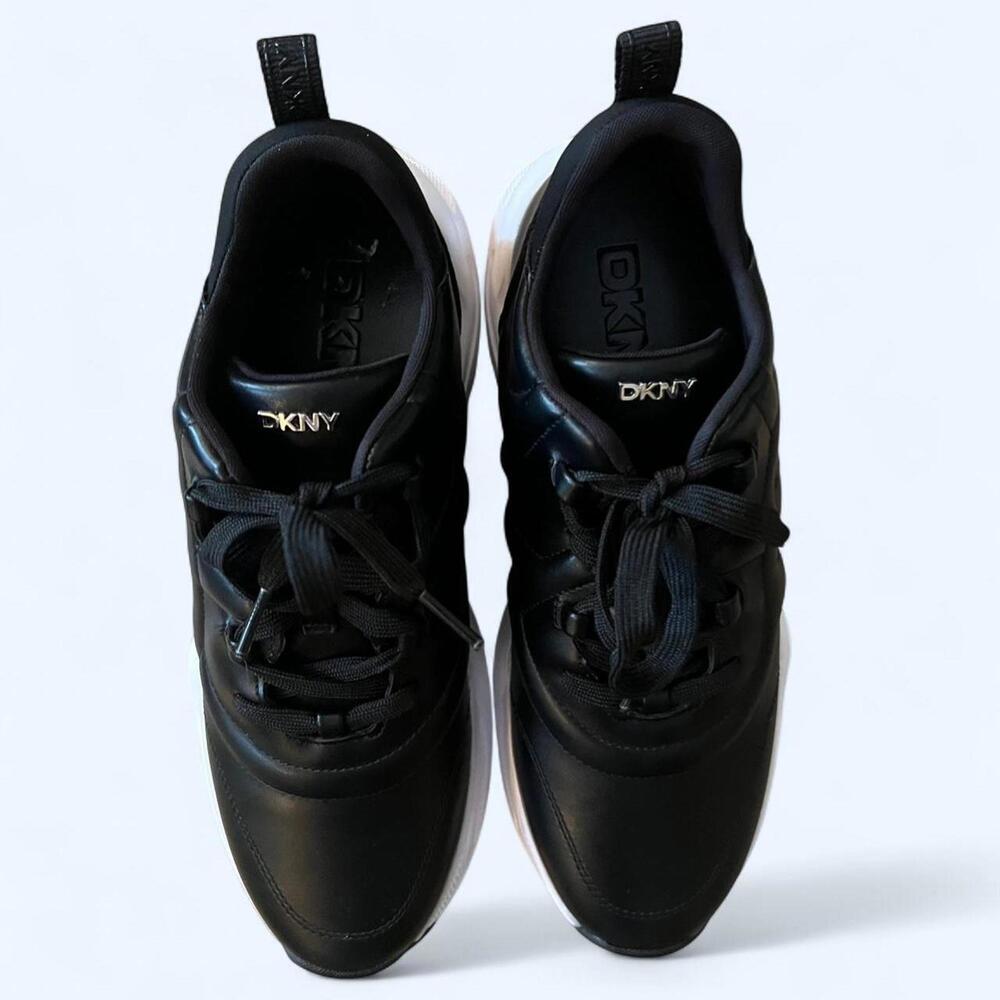 Dkny Black chunky Clara sneakers Brand New Size 7 1/2 - Picture 7 of 8